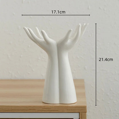 Ceramic Hand Vase