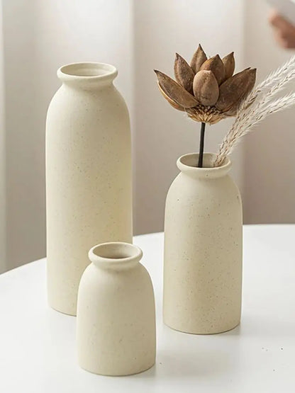Rustic Boho Flower Vase - Set of 3