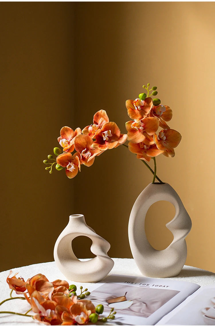 Handmade Ceramic Table Vase - Set of 2