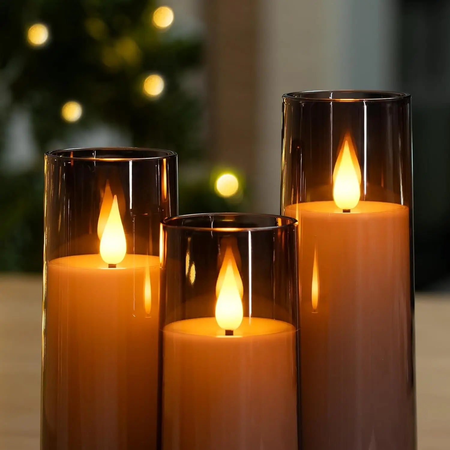 LED Flameless Candle Set of 3