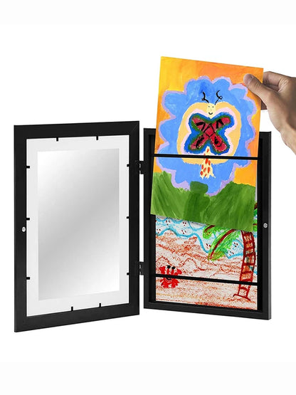 Children Art Frames Magnetic Front Open Changeable Kids Frametory for Poster Photo Drawing Paintings Pictures Display Home Decor