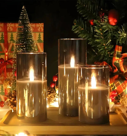LED Flameless Candle Set of 3