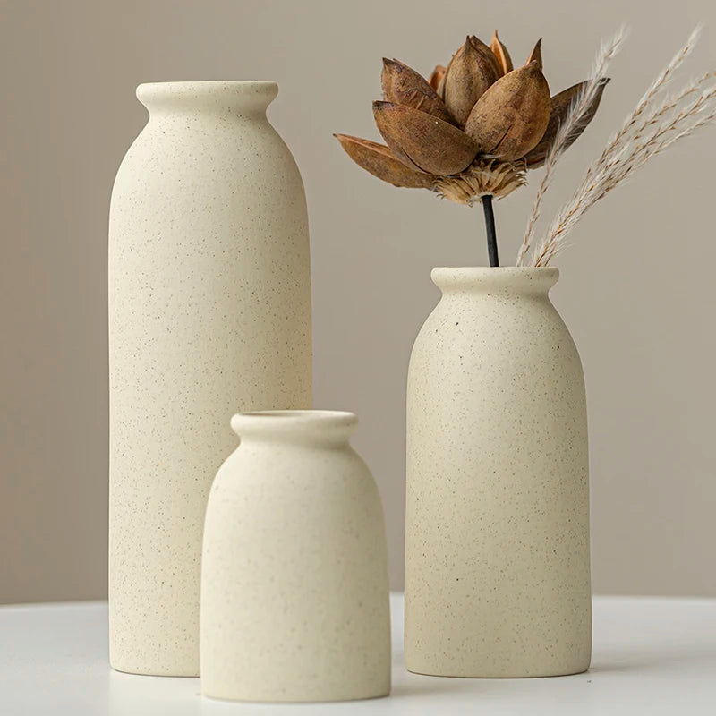 Rustic Boho Flower Vase - Set of 3