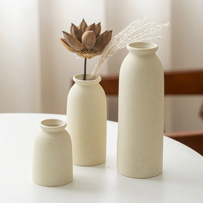 Rustic Boho Flower Vase - Set of 3