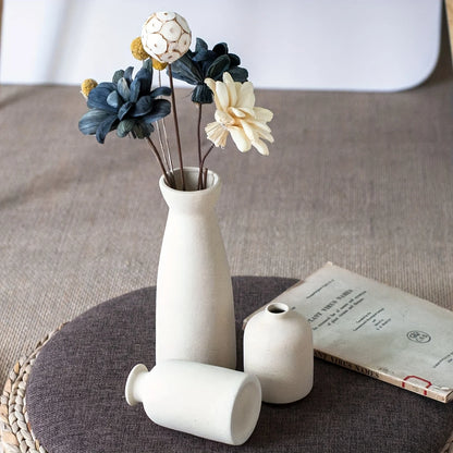 Rustic Flower Vases - Set of 3