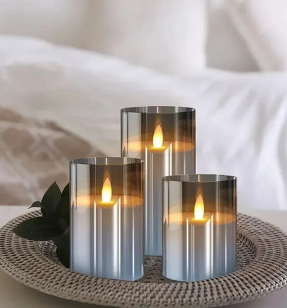 LED Flameless Candle Set of 3