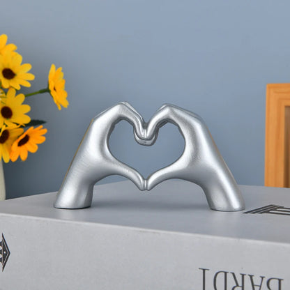 Heart Hand Shelf Decor