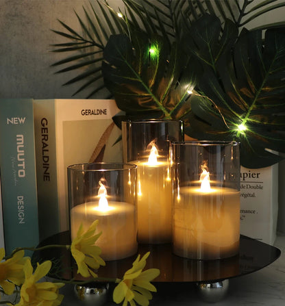 LED Flameless Candle Set of 3