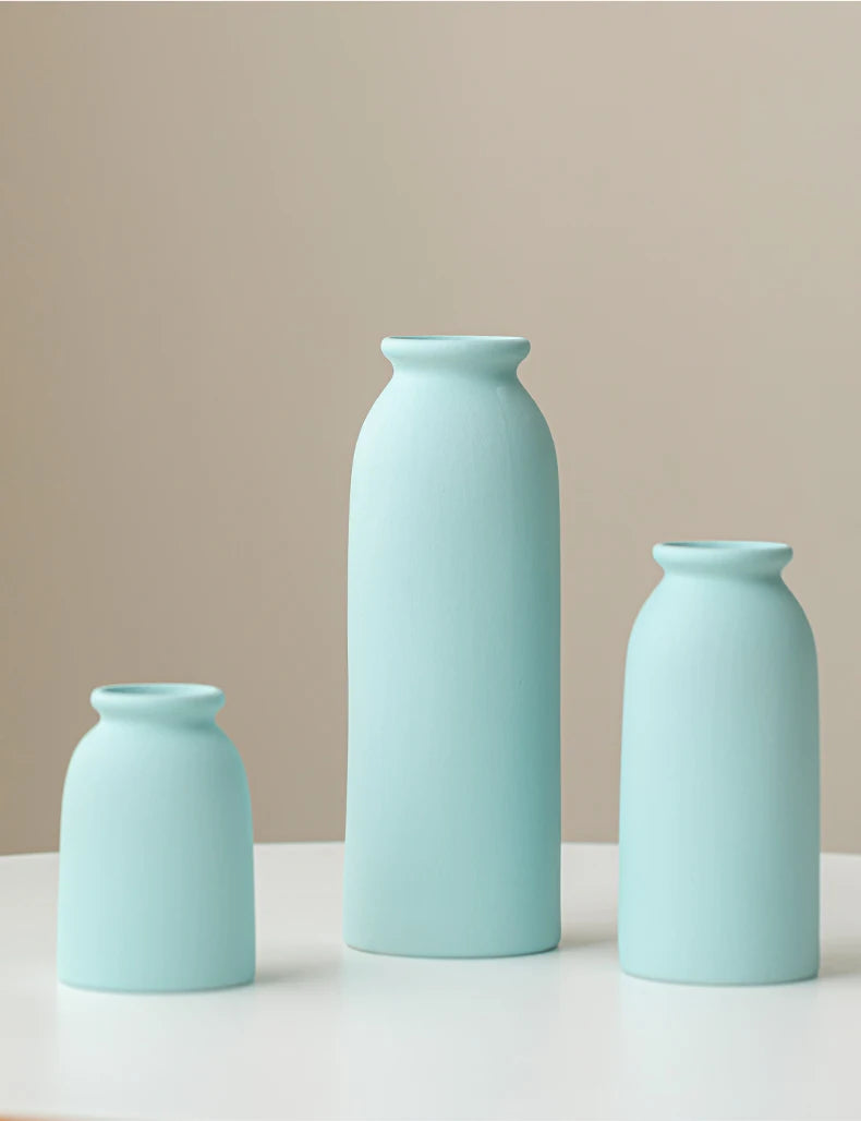 Rustic Boho Flower Vase - Set of 3