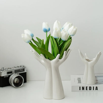 Ceramic Hand Vase