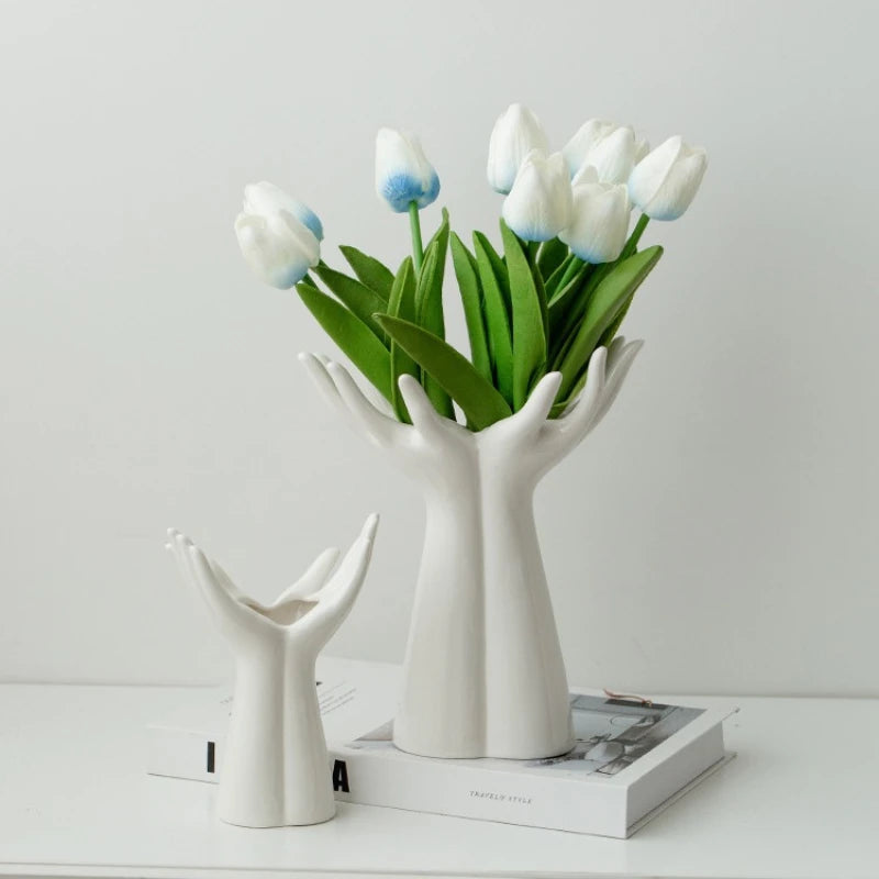 Ceramic Hand Vase