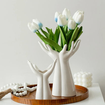 Ceramic Hand Vase