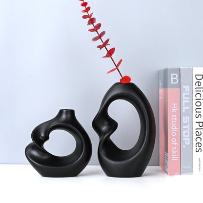 Handmade Ceramic Table Vase - Set of 2